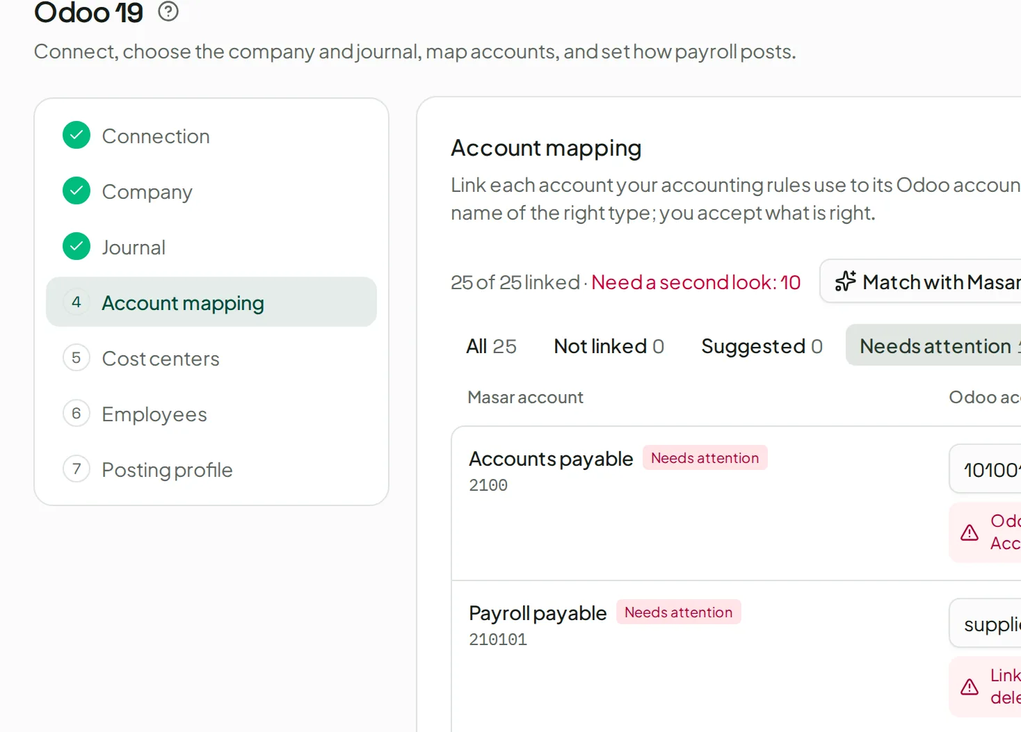 Finance & integrations
